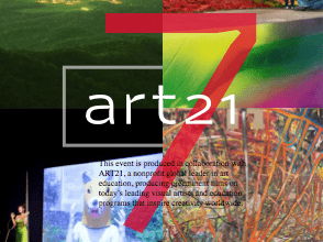 A collage of images with the words art21.