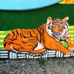 tiger mural