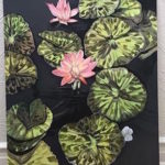 painting of lily pads